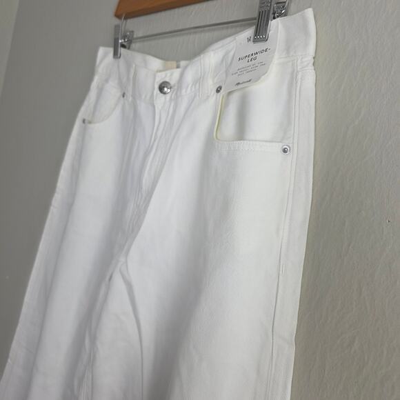 Madewell Petite Superwide-Leg Jeans Airy Denim 100% Cotton 90s Baggy 29P NWT - Picture 8 of 13